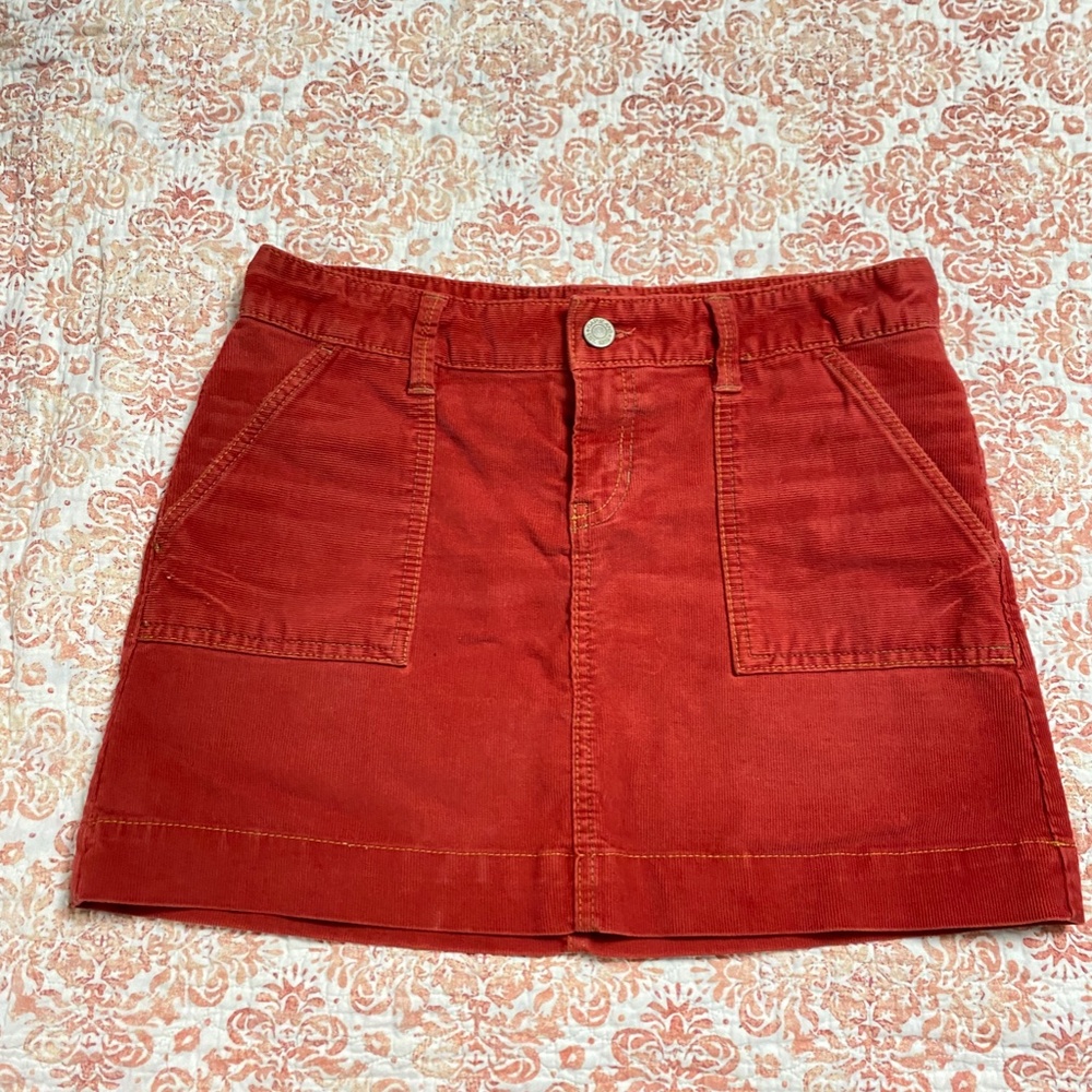 GAP Jeans Corduroy Skirt Size 6